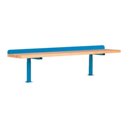 Lista International Lista Adjustable Riser W/ Maple Square Edge, 60"W x 12"D, Blue XSARS-60BT/BB